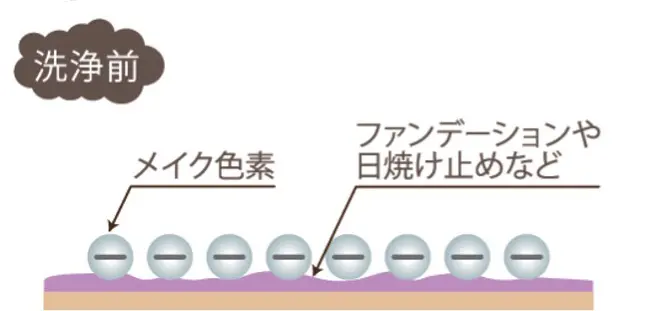 仕組み：洗浄前
