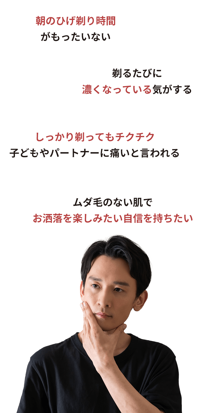 ムダ毛のお悩み